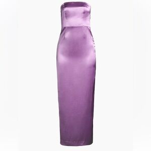 Riva Hammered Satin Dress